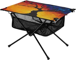 Mesh Storage Net Tree Blue Orange cannot virgin mastodon fair Ideal for Camping Hiking Beach Picnic Travel Backyard Camping Table Lightweight Portable Folding Table with 