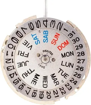 mesquite Watch Movement Replacement High-Precision Double-Calendar Three-Pin Automatic Mechanical 