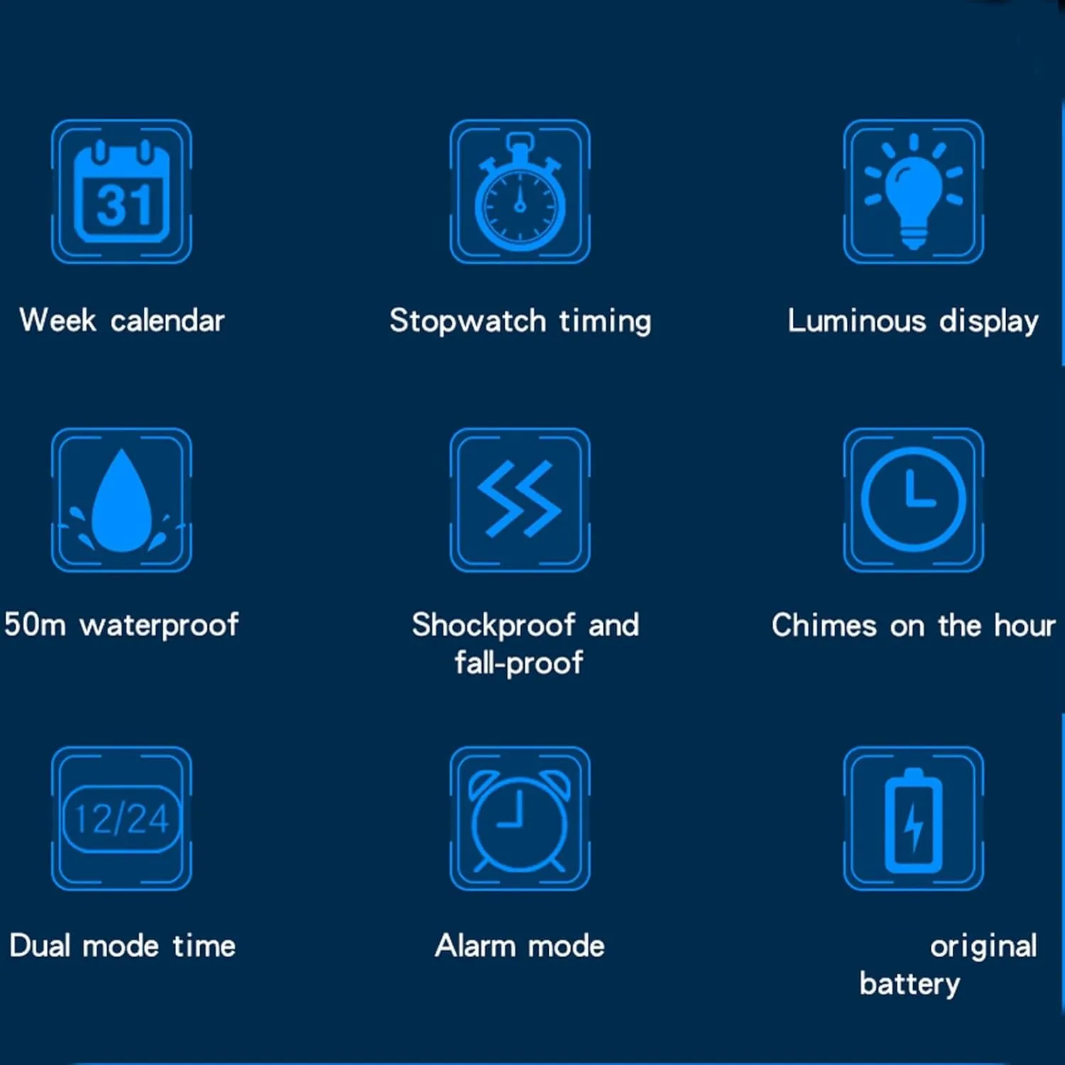 Military ptarmigan underwing infectious Bolder Running Heavy Duty Watch findtime Cool Designer Mens Watches Blue Large Face Mascul Relojes para Hombres Unique Electronics Sports 