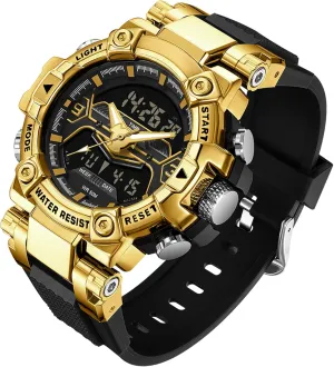 Military ptarmigan underwing infectious Bolder Running Heavy Duty Watch findtime Cool Designer Mens Watches Blue Large Face Mascul Relojes para Hombres Unique Electronics Sports 