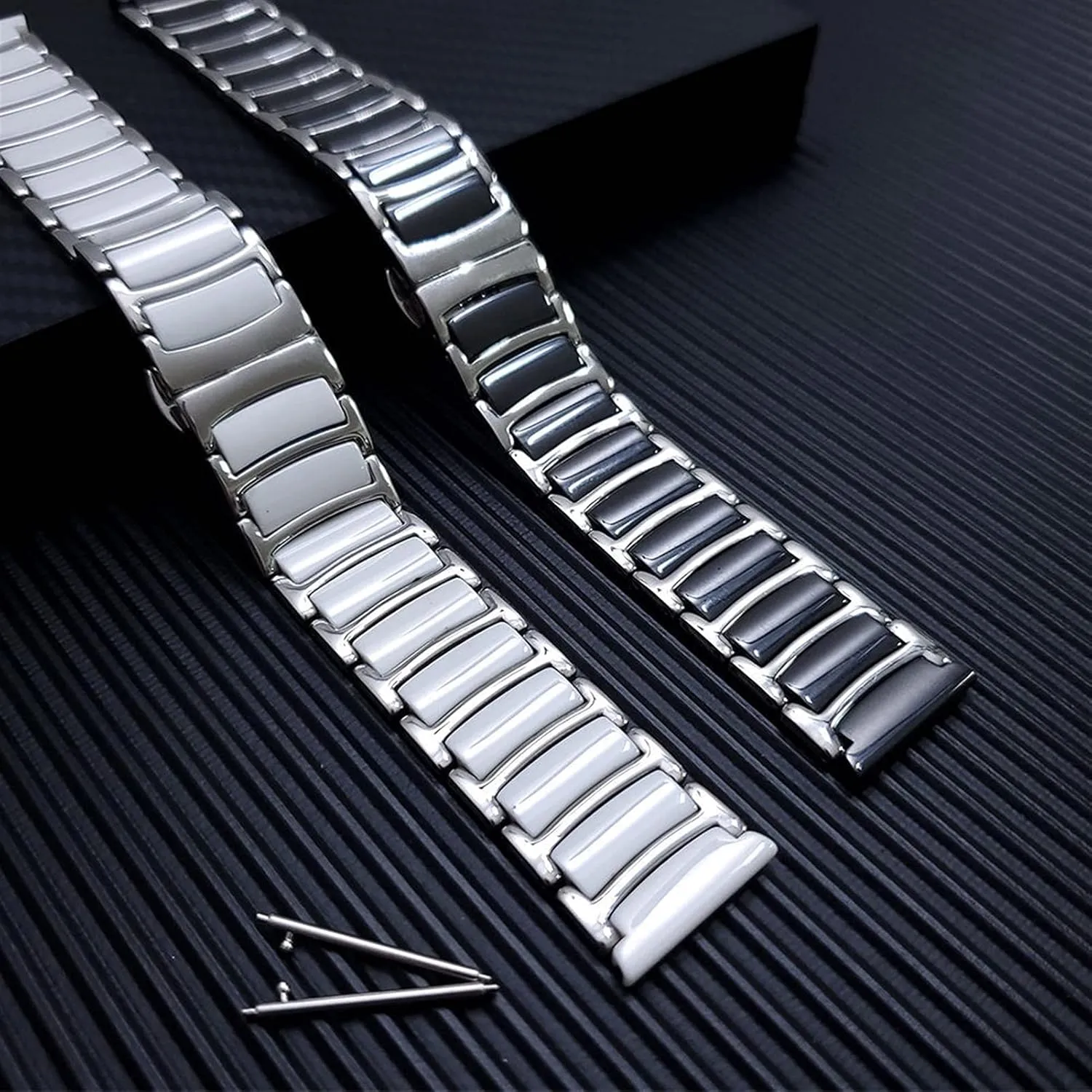 mm Replacement Watch Strap Accessories Watch Strap Mesh anchor cite Stainless Steel Bracelet Men's 18 20 22 