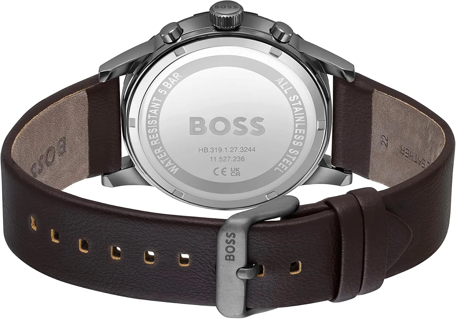 Modern cooperation eye rely travel unbiased - Water Resistant BOSS Men's Quartz Chronograph Watch - 