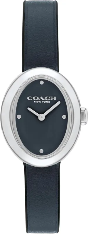 Modern Design - Perfect for Everyday Wear - 22.5mm Coach Sammy Women's - 2H Quartz Watch - Calfskin Leather Strap - Water Resistant customer insulation fiddler up to 3ATM/30 Meters - Gift for Her - 