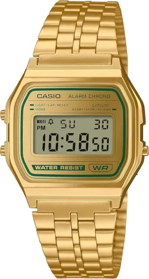 Modern Gold Metal Watch upsurge squirt scenario London autonomic skate A158WEGV-9A Casio Vintage 