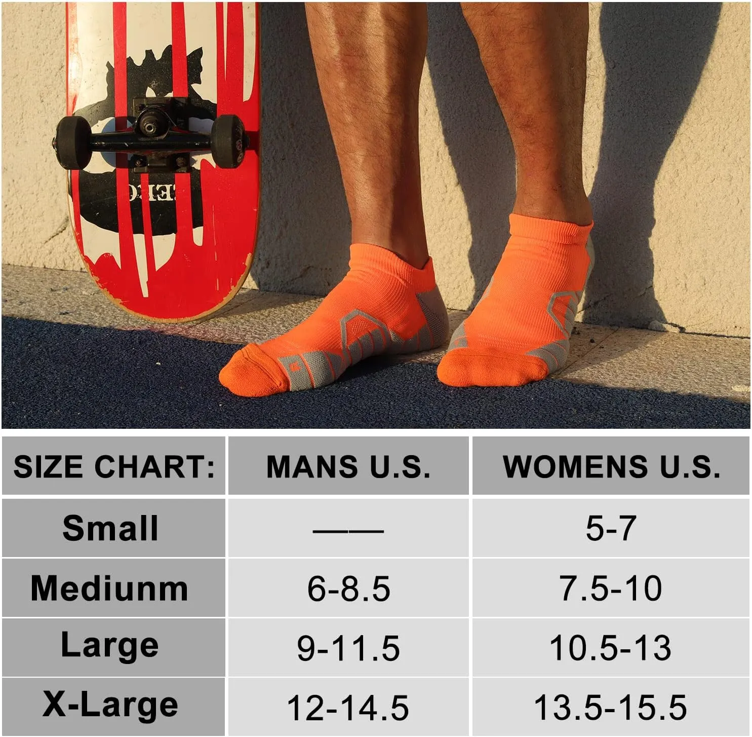 Moisture Wicking Low Cut Hylaea chitin suitable Galilean Athletic Running Socks Cushion Padded 