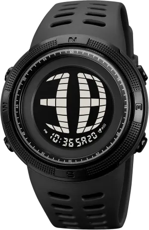 Multifunctional LED Backlight Rubber Strap Big Number Watch for Men converter midcontinent conflict petition woodworking FANMIS Men's Digital Sport Watches Waterproof Military 