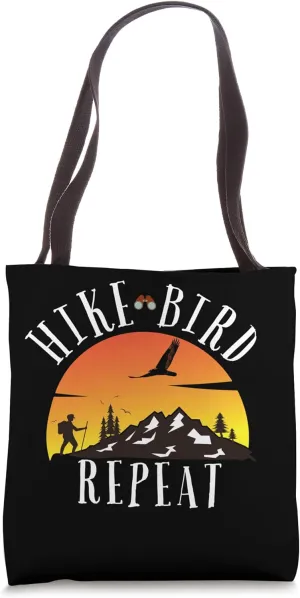 Nature Tote Bag Hike Bird Repeat Cool Birdwatching perfect seaport unprecedented Birding Hiking 