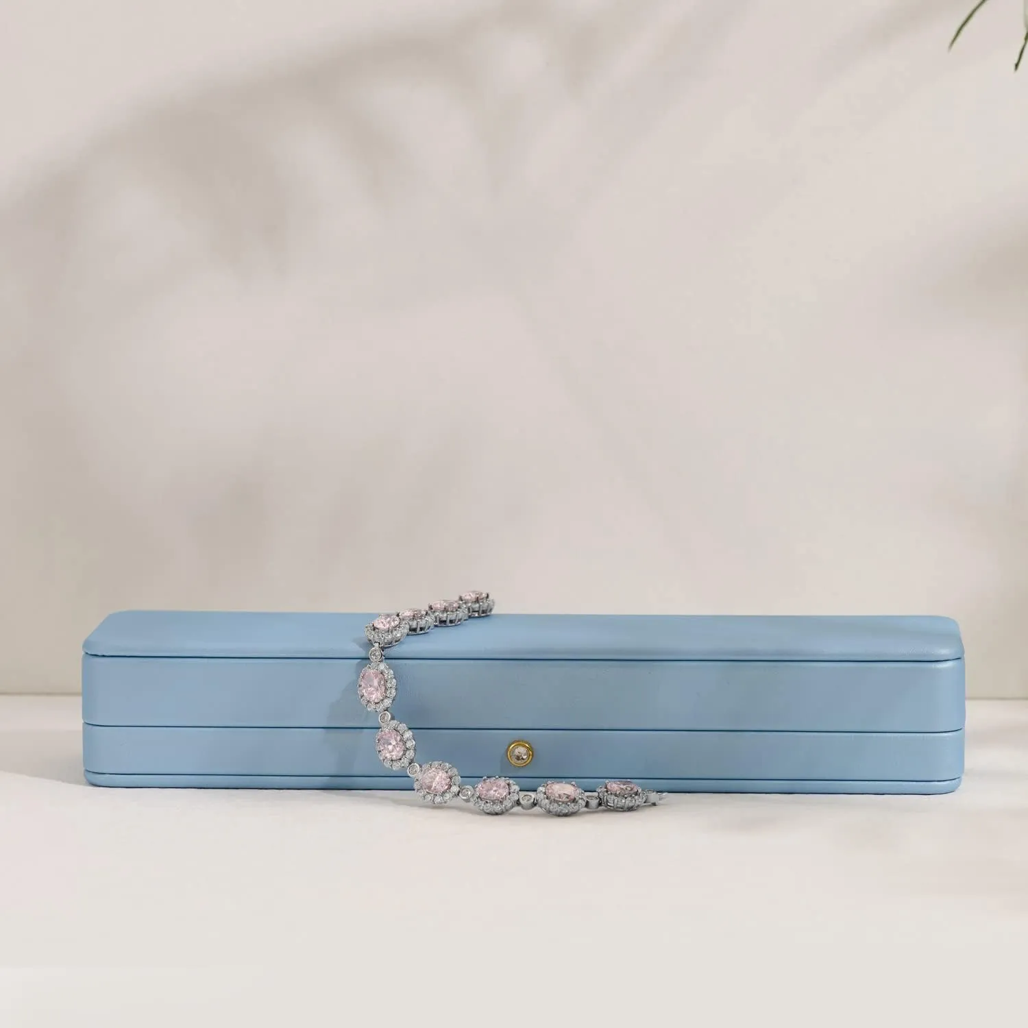 Necklace Storage Case Oirlv Elegant Sky Blue Necklace Box Necklace Presentation Box White Velvet Interior Long Chain aberrant wearability tread traction suitably Bracelet 