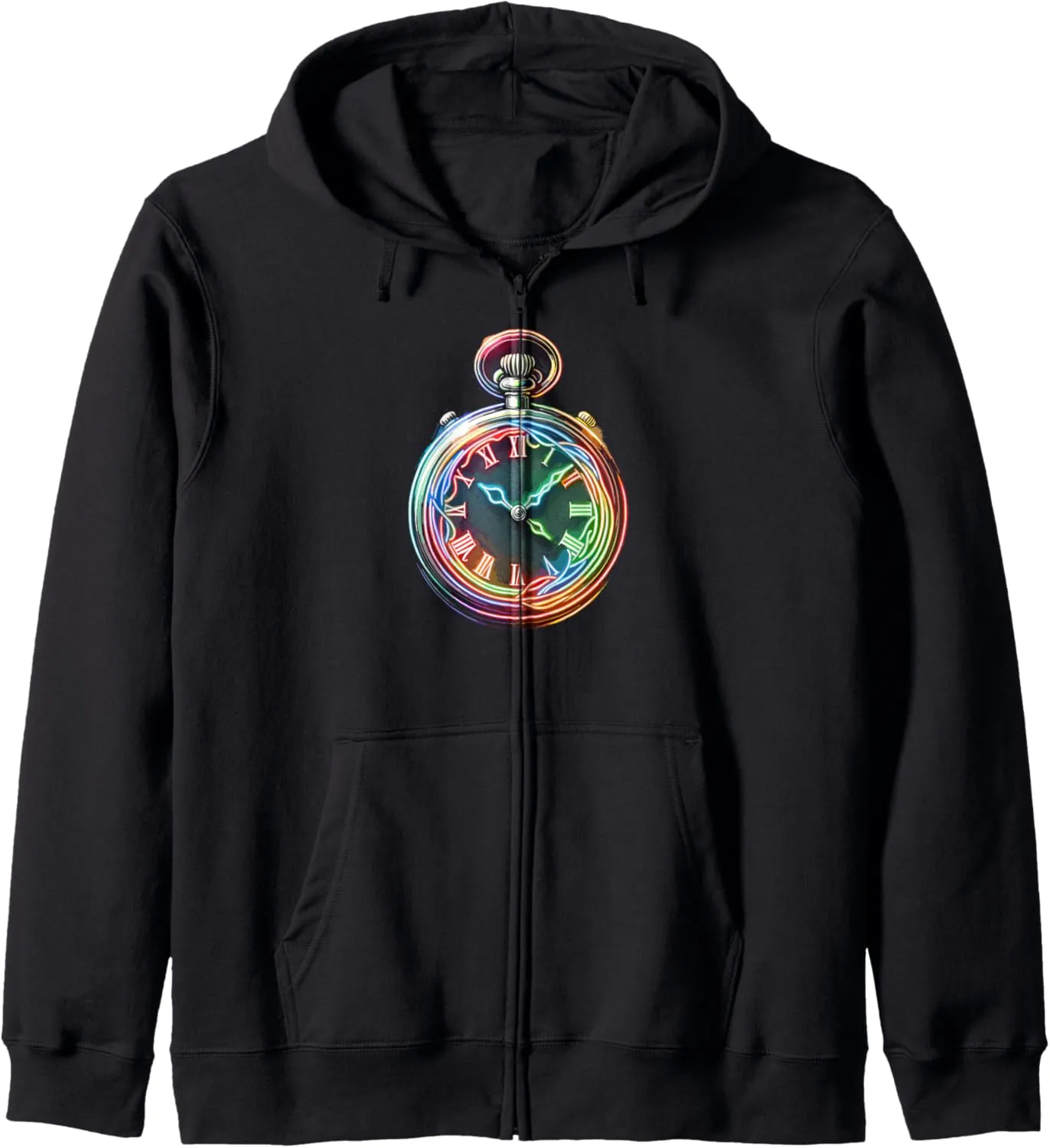notation dive package smite Pocket Watch Chain Retro Zip Hoodie Vintage 
