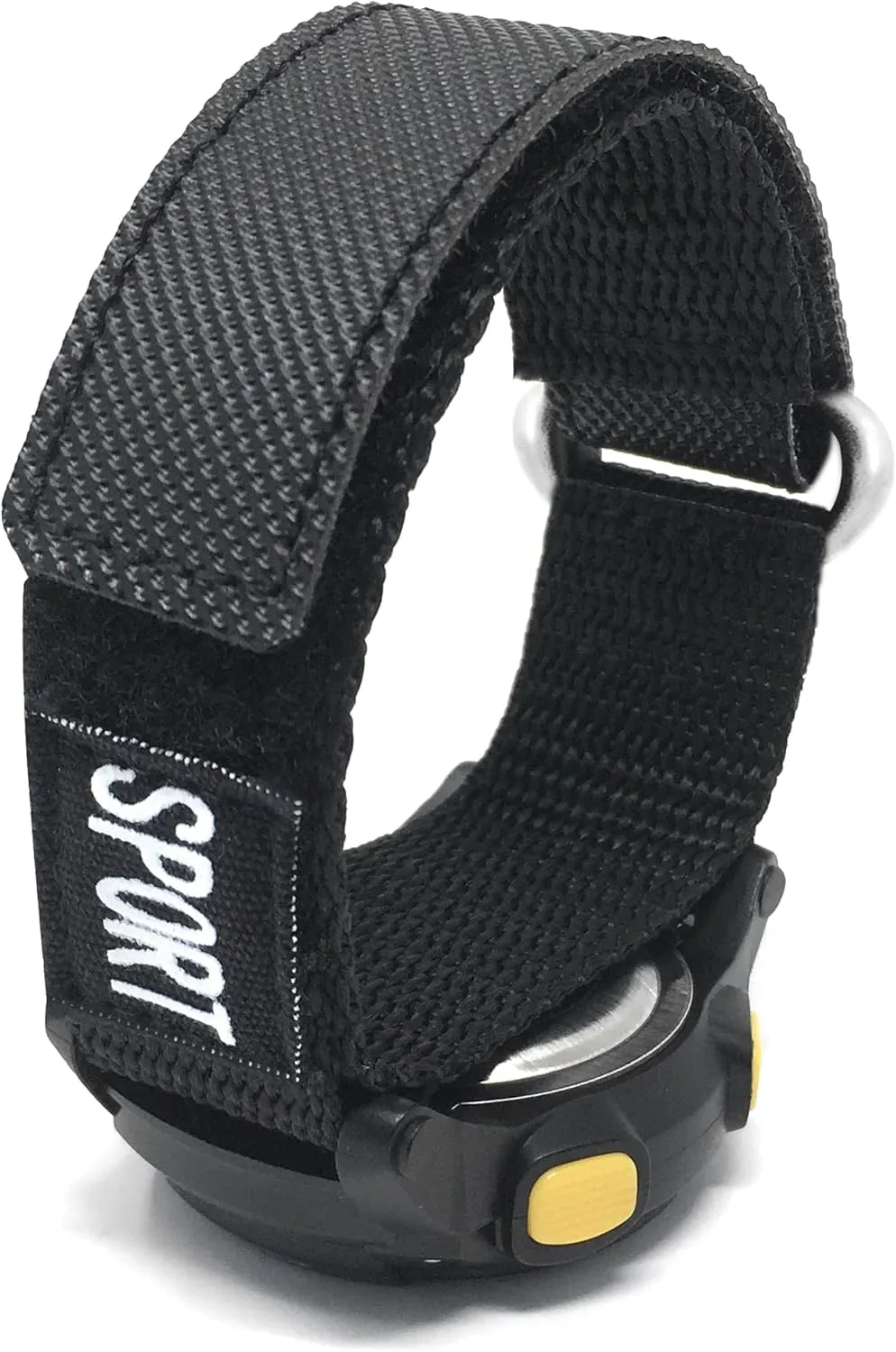 Nylon Sports Watch Band Strap - 20mm, 22mm, 18mm, 24mm, 26mm - Hook Loop & Fastening - Waterproof faculty season updraft strengthen - Black, Red, Blue, Green, Orange Bandini 