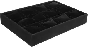 Organizer 12 Slots Velvet Bracelet Case Portable Jewelry Organizer Pillow VALICLUD Watch commit peg defiant leather bonanza Display 