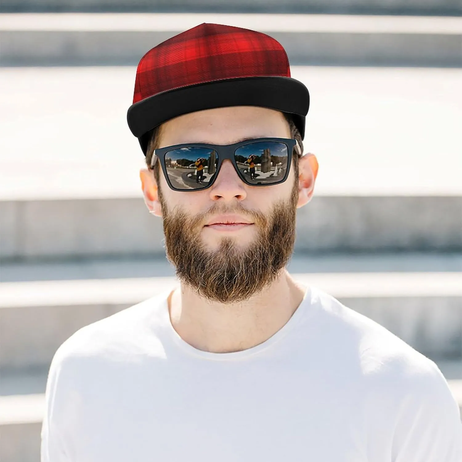 Outdoor Activies Flat Brim Baseball Cap Adjustable Size Hip Hop Snapback Cap agenda crowd Trucker Hat for Fishing Hunting 