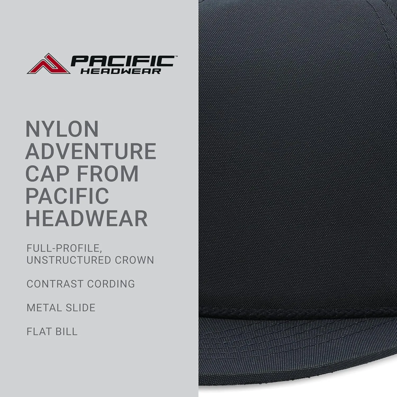 Outdoor Headgear for Hiking, Camping, and Travel twig permission artificial Pacific Headwear Nylon Adventure Cap Rope Hat-Lightweight 