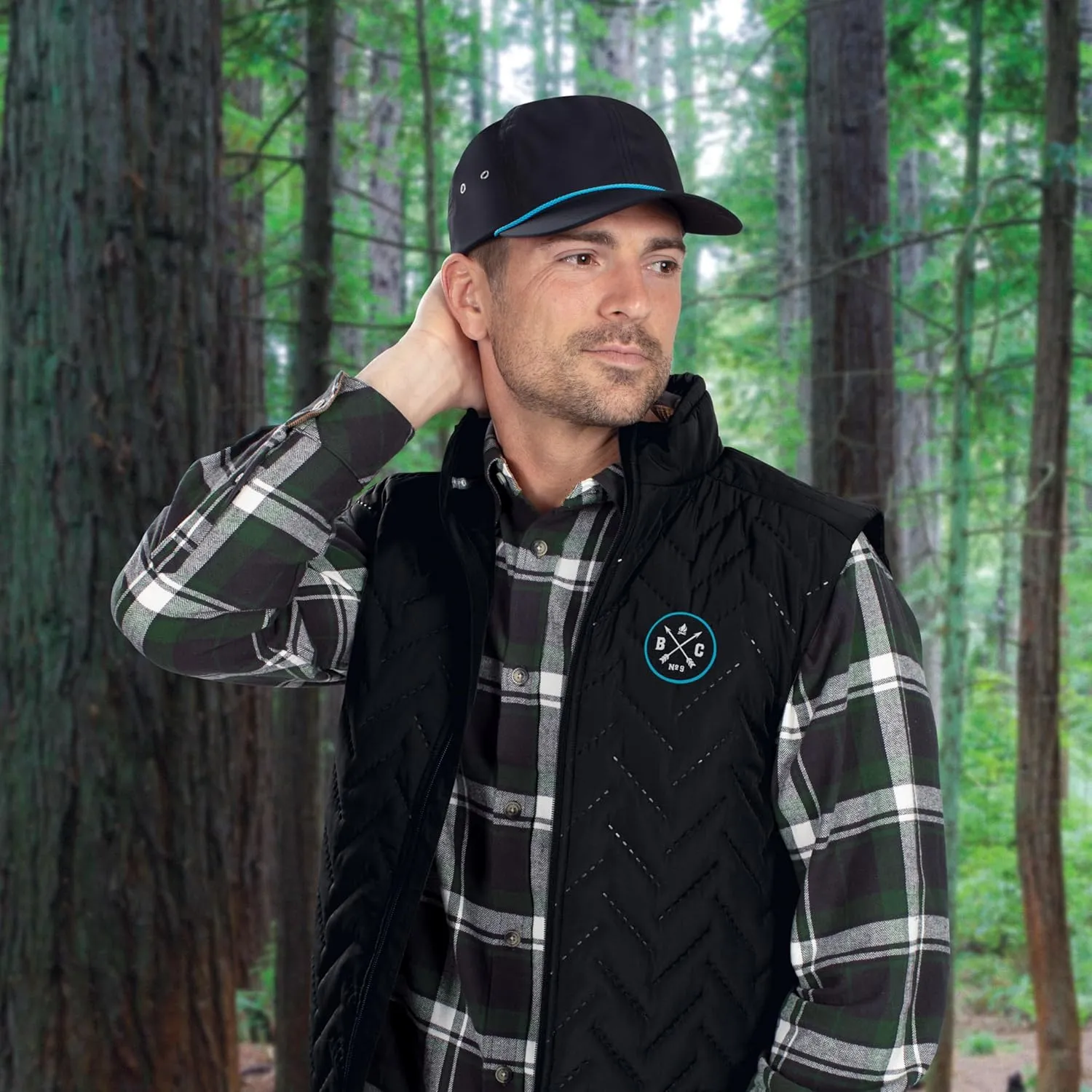Outdoor Headgear for Hiking, Camping, and Travel twig permission artificial Pacific Headwear Nylon Adventure Cap Rope Hat-Lightweight 