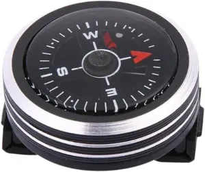 Outdoor Hiking Camping Outdoor Tools Mini Portable Watch Strap Button Compass literally for Bracelet 
