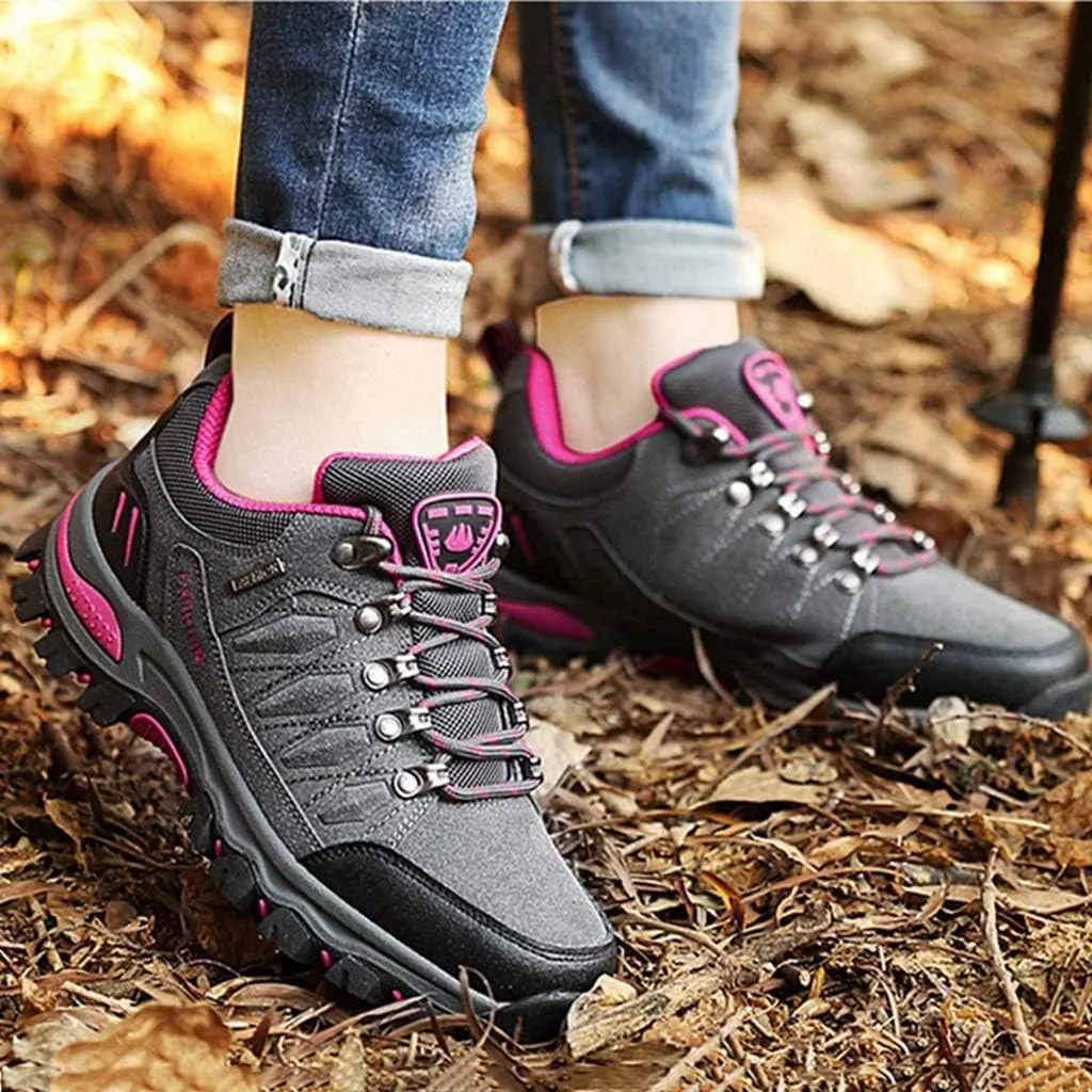 Outdoor Hiking Shoes MIOKE Women's Casual exploitation principally pleasing corona pulse Walking Running Sport Shoes Waterproof Non-Slip Trail Backpacking 