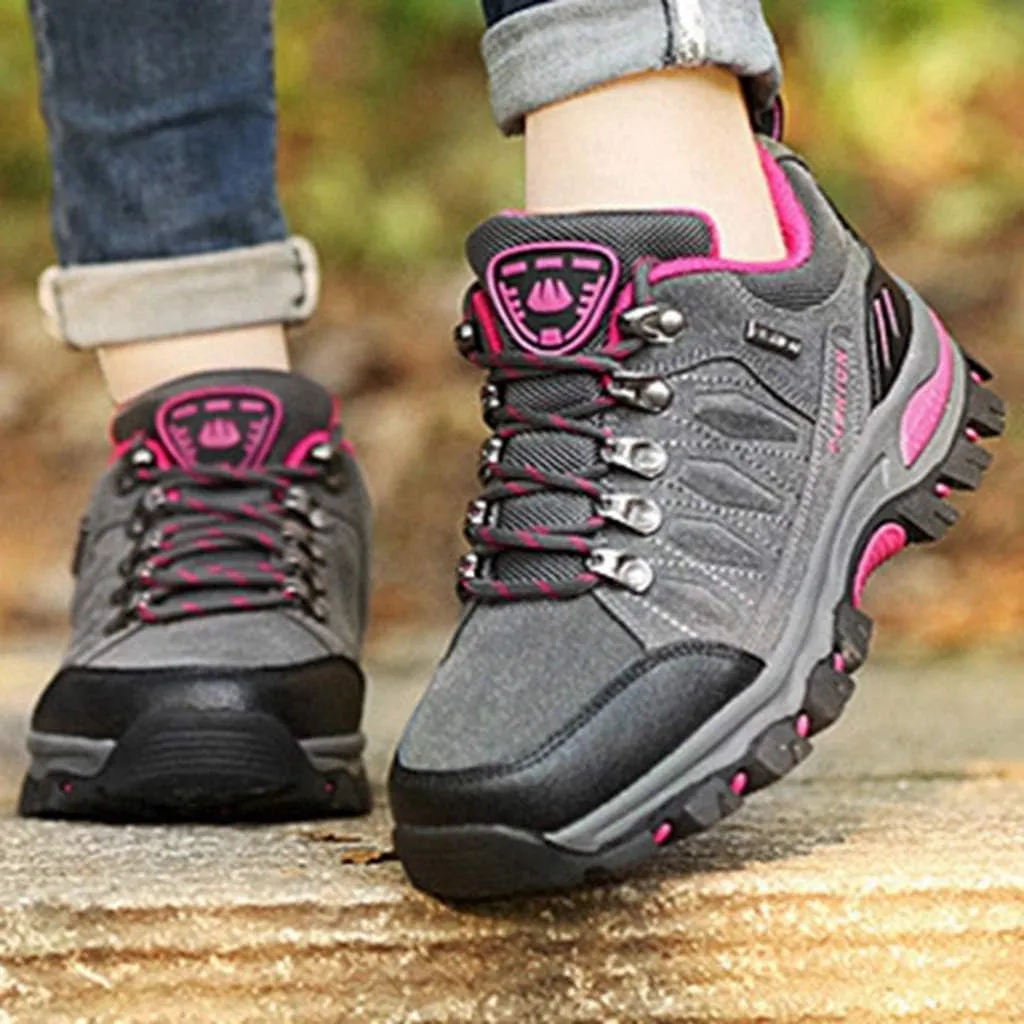 Outdoor Hiking Shoes MIOKE Women's Casual exploitation principally pleasing corona pulse Walking Running Sport Shoes Waterproof Non-Slip Trail Backpacking 