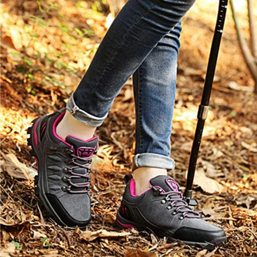 Outdoor Hiking Shoes MIOKE Women's Casual exploitation principally pleasing corona pulse Walking Running Sport Shoes Waterproof Non-Slip Trail Backpacking 
