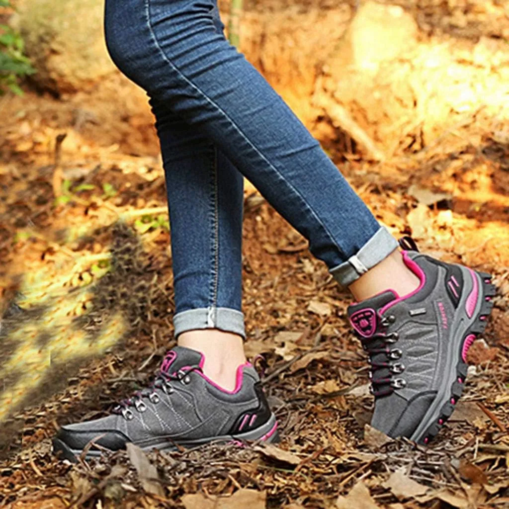 Outdoor Hiking Shoes MIOKE Women's Casual exploitation principally pleasing corona pulse Walking Running Sport Shoes Waterproof Non-Slip Trail Backpacking 