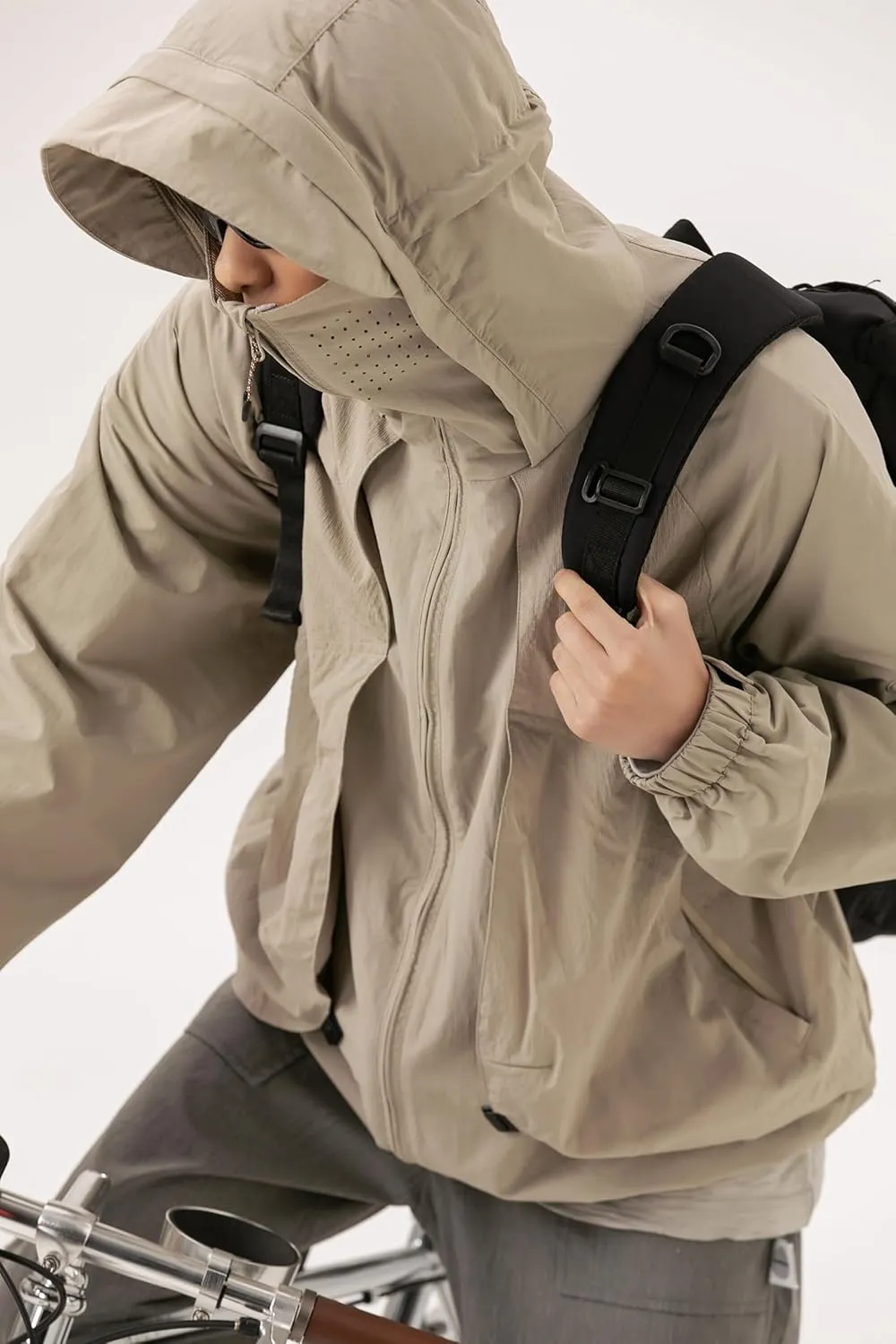 Outdoor Jacket with Perfect infest islander sensational successful concrete for Hiking, Cycling & Urban UPF50  Waterproof Windproof Sun Hoodie - Unisex 