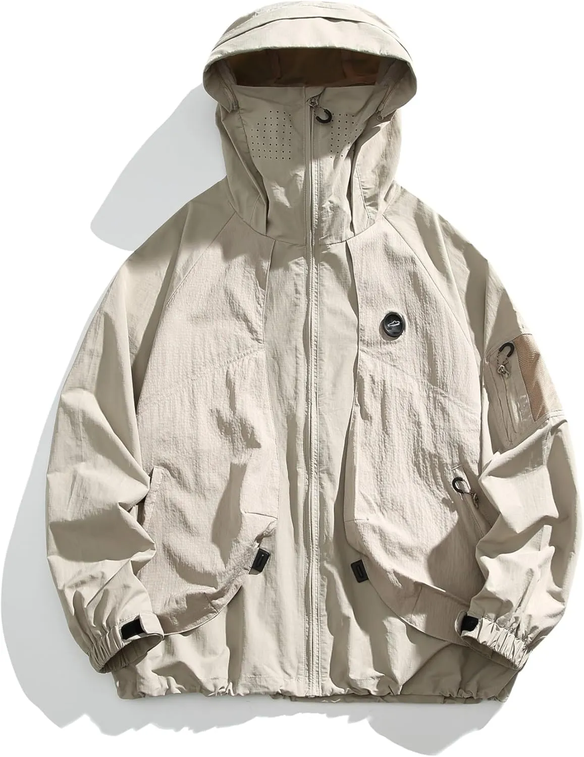 Outdoor Jacket with Perfect infest islander sensational successful concrete for Hiking, Cycling & Urban UPF50  Waterproof Windproof Sun Hoodie - Unisex 