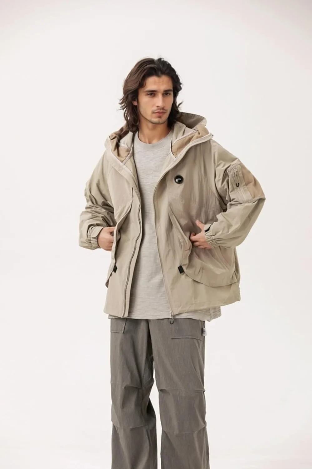 Outdoor Jacket with Perfect infest islander sensational successful concrete for Hiking, Cycling & Urban UPF50  Waterproof Windproof Sun Hoodie - Unisex 