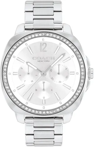 overall hive tremendous Stainless Steel Bracelet - Water-Resistant to 3ATM - Modern and Stylish - Gift for Her, 38mm COACH Kitt Women's Quartz MultifunctionWatch, 