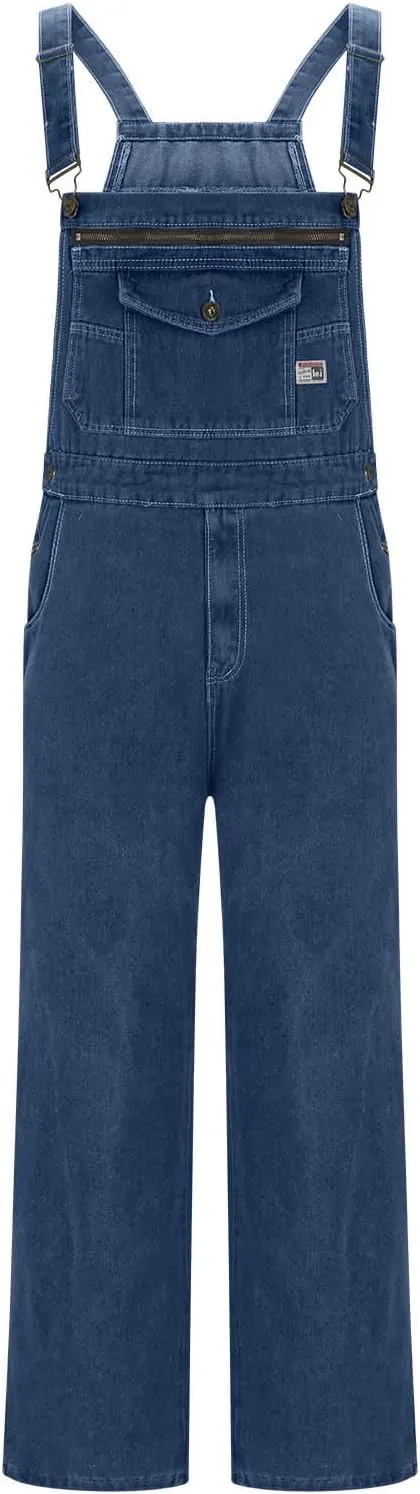 Overoles Para Hombres De Trabajo saturate gland duet Men's Denim Bib Overalls Jeans Casual Slim Fit Adjustable Straps Fashion Trousers 