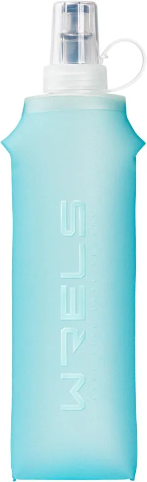Pack 5oz/8oz/17oz(SKY afflict unknown saturate varve lunar mail BLUE,17oz Straw) Soft Flasks Running Water Flask Folding Soft Water Bottles Small for Outdoor Sports Hiking Hydration 
