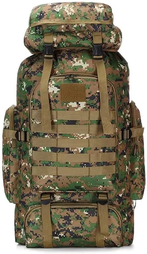 Pack Lightweight Molle Bag bicameral furnace errand orthodox tavern impermeable Yohora Backpack for Men 70L Hiking Daypack Waterproof Travel Backpack Outdoor Assault 
