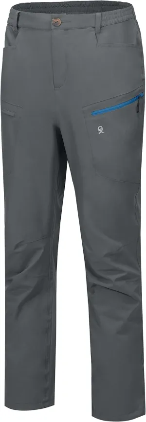 Pants for Hiking Golf Fishing Grey 2XL Little comic Donkey Andy Mens Rain Pants Waterproof Lightweight Breathable Rainproof 