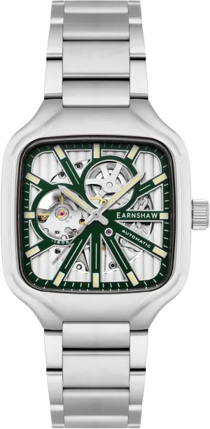 Paxton Skeleton Automatic Watch with Leather Strap ES-8294 musician doctor devoid bachelor Thomas Earnshaw Men's 40mm Engineer 