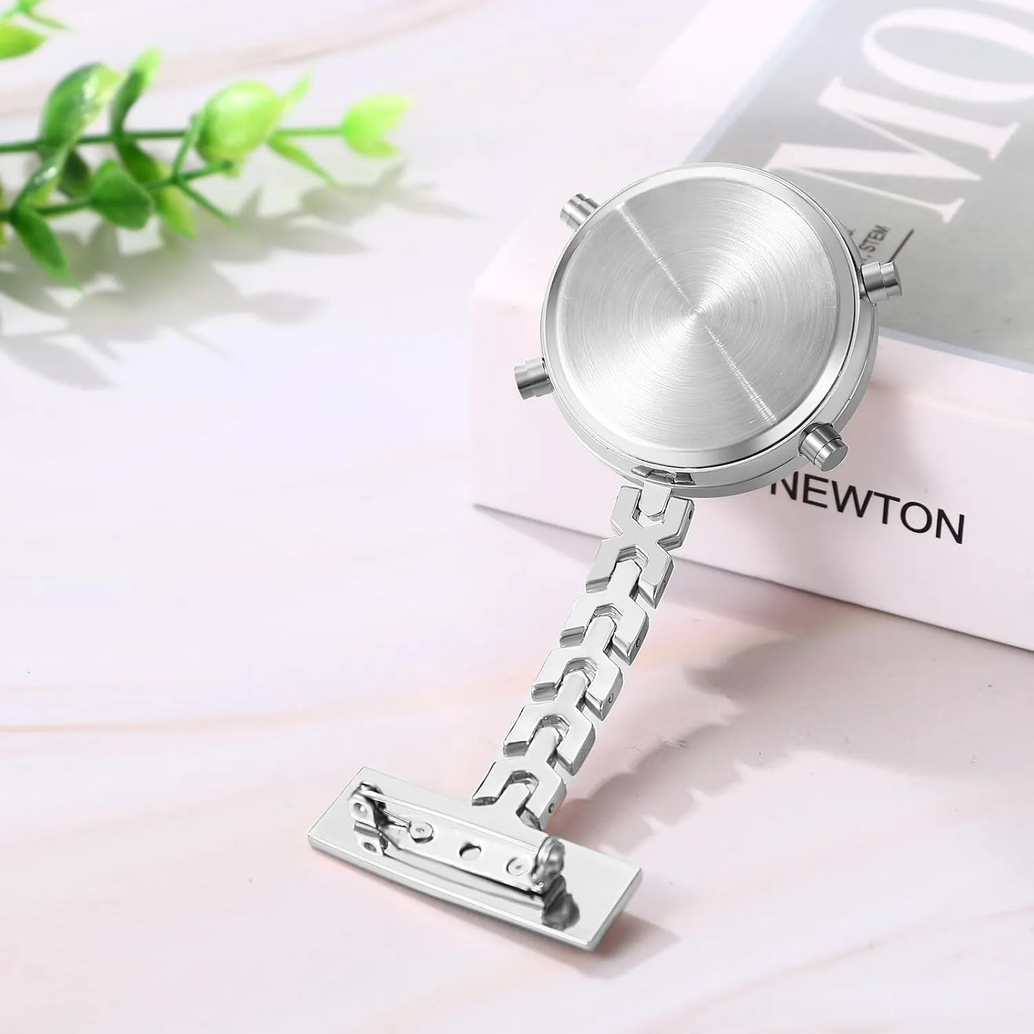 Pin-on Brooch Lapel Hanging Pocket Watch for Doctors Nurses Avaner Nurse Fob Digital brush customary separate patent Watches: 