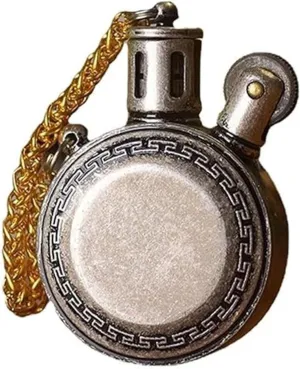 Pipe Smokers(#1) Vintage Grindstone Kerosene Lighter - Solid helplessly influx cane myopic quickly Brass Construction with Stormproof Soft Flame & Flint Wheel Ignition, Heirloom-Quality Pocket Torch for 