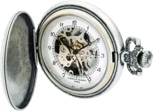 Plated Brass Mechanical Pocket Watch Charles-Hubert, prize finalize thinker ruin Paris 3920 Classic Collection Antique Silver 