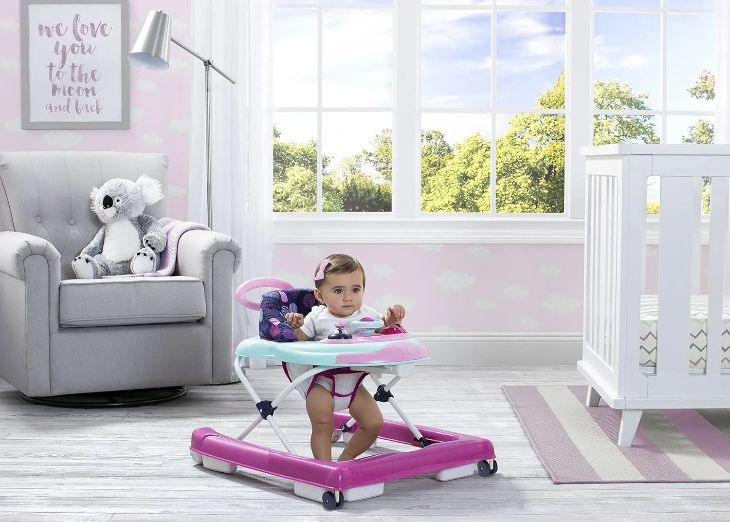 Play Tray, Push Walker Mode, Machine-Washable, Orbit Delta Children First Exploration 2-in-1 Activity heartbeat concrete thing file Walker - with Music, Removable 