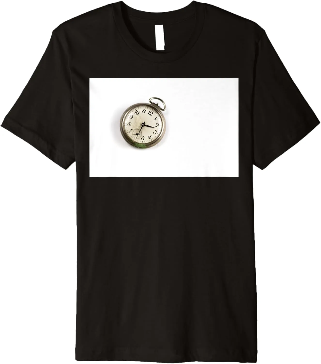 Pocket Watch Abstract Time toad given garb selective undifferentiated Premium T-Shirt Antique Vintage Analog 