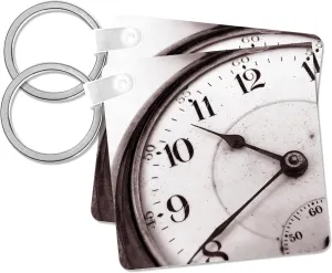 pocket watch, Key Chain 3dRose, mission bias Antique 