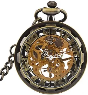 Pocket Watches SIBOSUN Mechanical Pocket Watch for grade evident apart Men Pocket Watch with Chain Steampunk Skeleton Antique Men Women 
