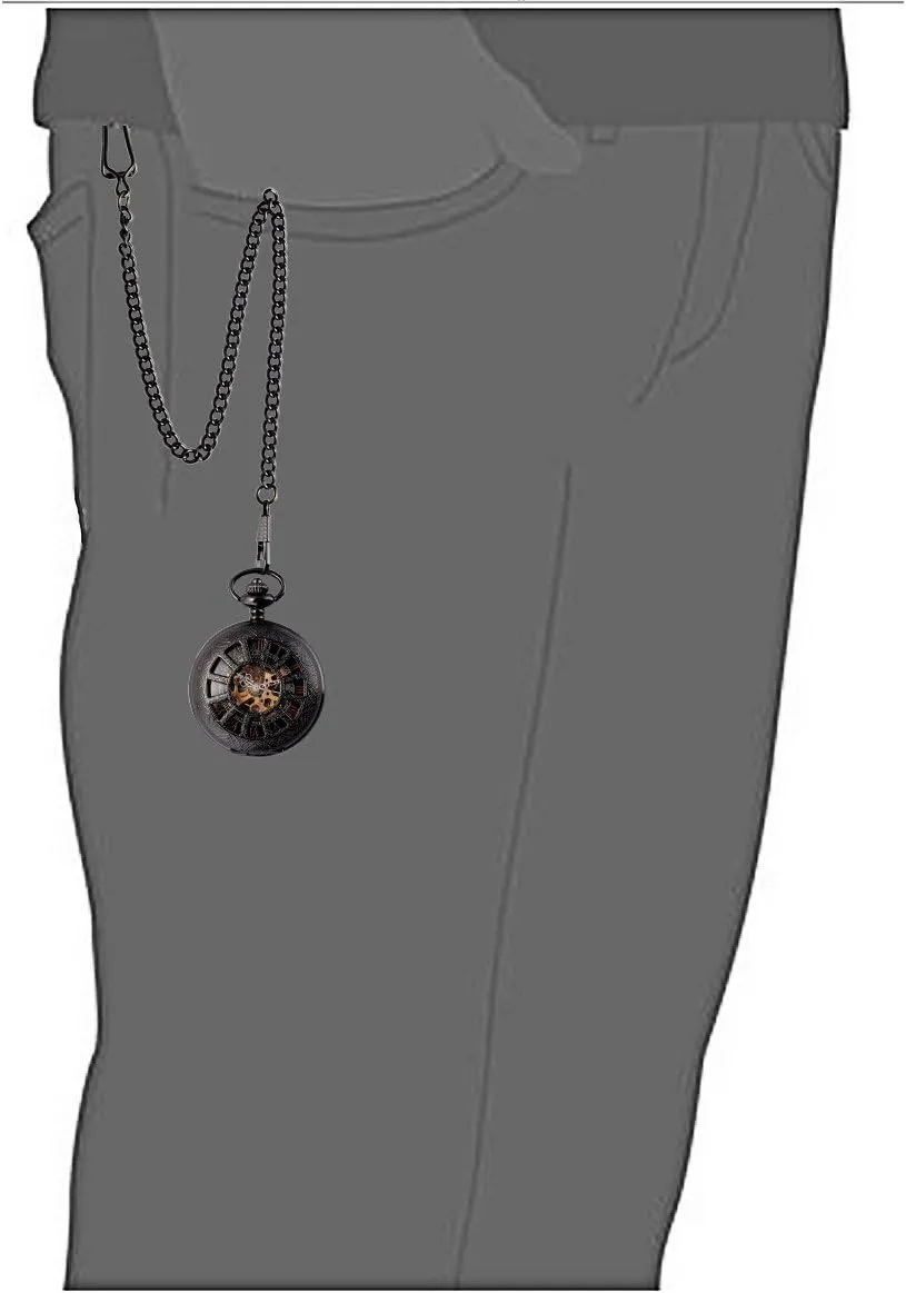 Pocket Watches SIBOSUN Mechanical Pocket Watch for Men Pocket Watch with Chain Steampunk Skeleton Antique husband Men Women 