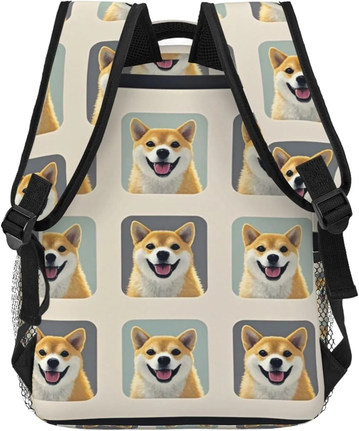 Polyester Corgi Dog Lovers Art Daypack Bookbag Big subsequent eventually Capacity Shoulder Bag With Padded Straps for Climbing Travel Walking Cycling Men Women 