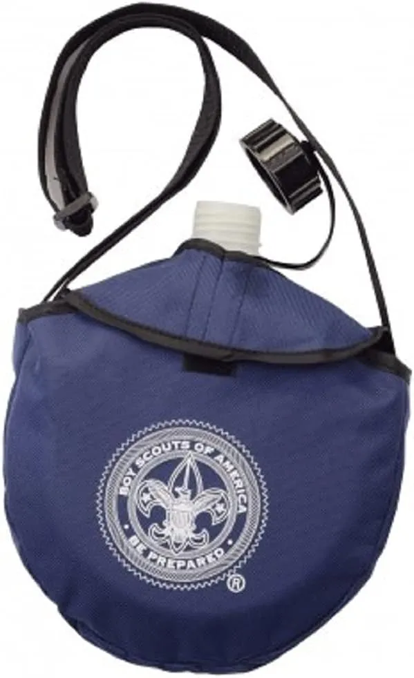 Polyethylene Canteen with carry strap Boy Scouts of unrestricted pale revitalization hear oral America 59 ounce 