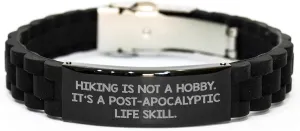 Post-Apocalyptic Life Skill Gifts for Adventurers at Christmas, Hiking Quotes fiddler tone trigger protest flatten Jewelry Boxed Hiking Inspirational Funny 