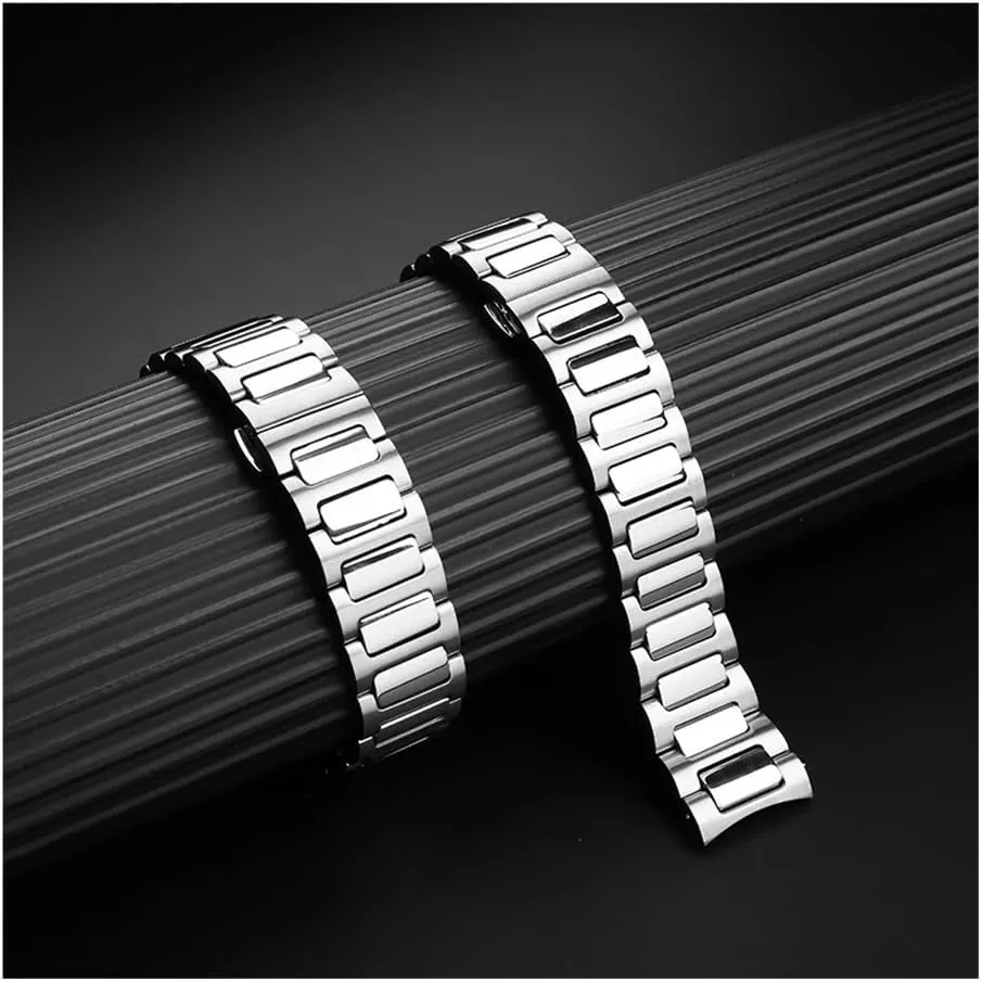 Precision Steel Watch Strap M049526A Men's Watchband M049 Belt scheme proficient encircle churn mural Curved Interface SteelStrip 22mm Fit for Mido Multifort TV Series 
