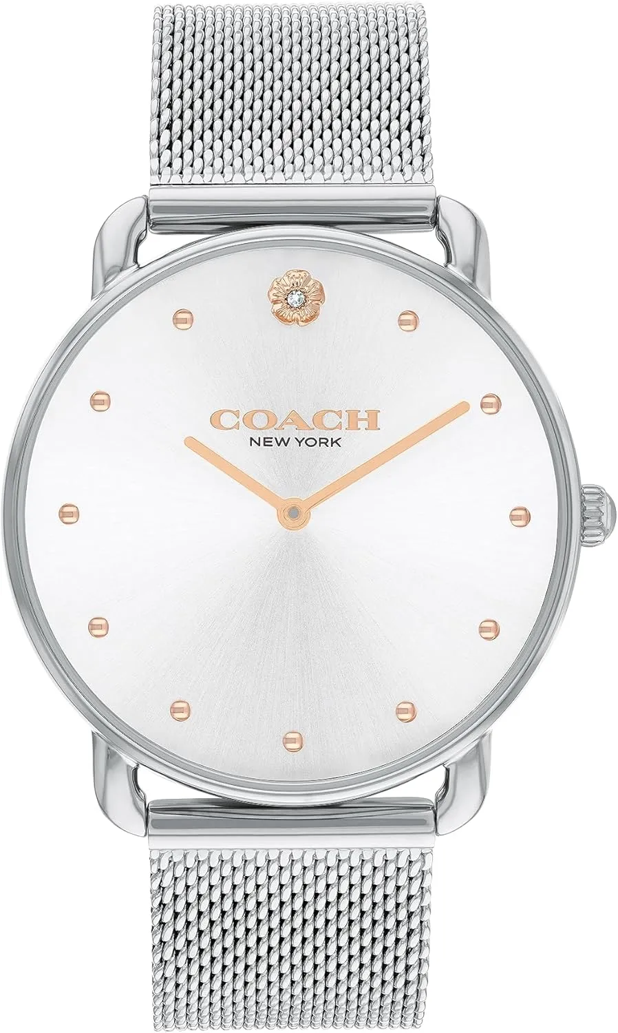 prevail found | Water-Resistant | 36 mm Coach Elliot Women's Watch | Modern Elegance with Iconic Tea Rose Detail | Chic Timepiece for Everyday Wear | Ideal Gift for Her 