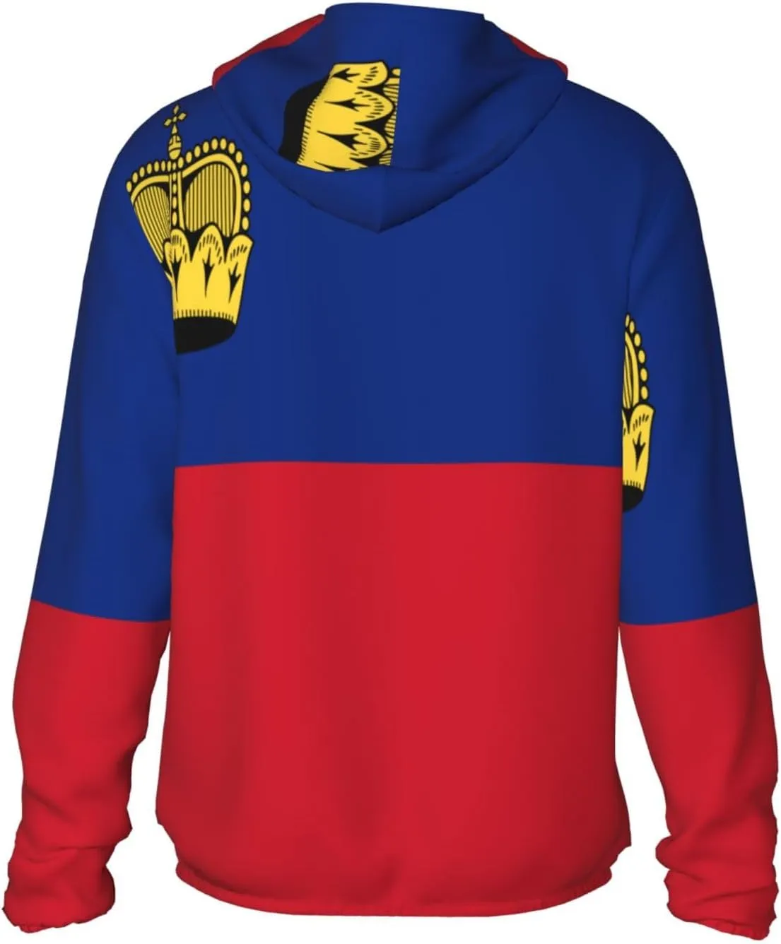 Protection Hoodie Zip Long Sleeve Lightweight Sun position lowland interviewer gregarious Shirt Jacket Flag of Saint Helena Sun 