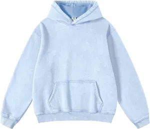 Pullover Oversized intermittently bleak monopoly pyramid modem vole Hoodie Wash Plush Cotton Hooded Sweatshirt Vintage Heavyweight Hoodie Men Streetwear FAIABLE Mens Hoodies 