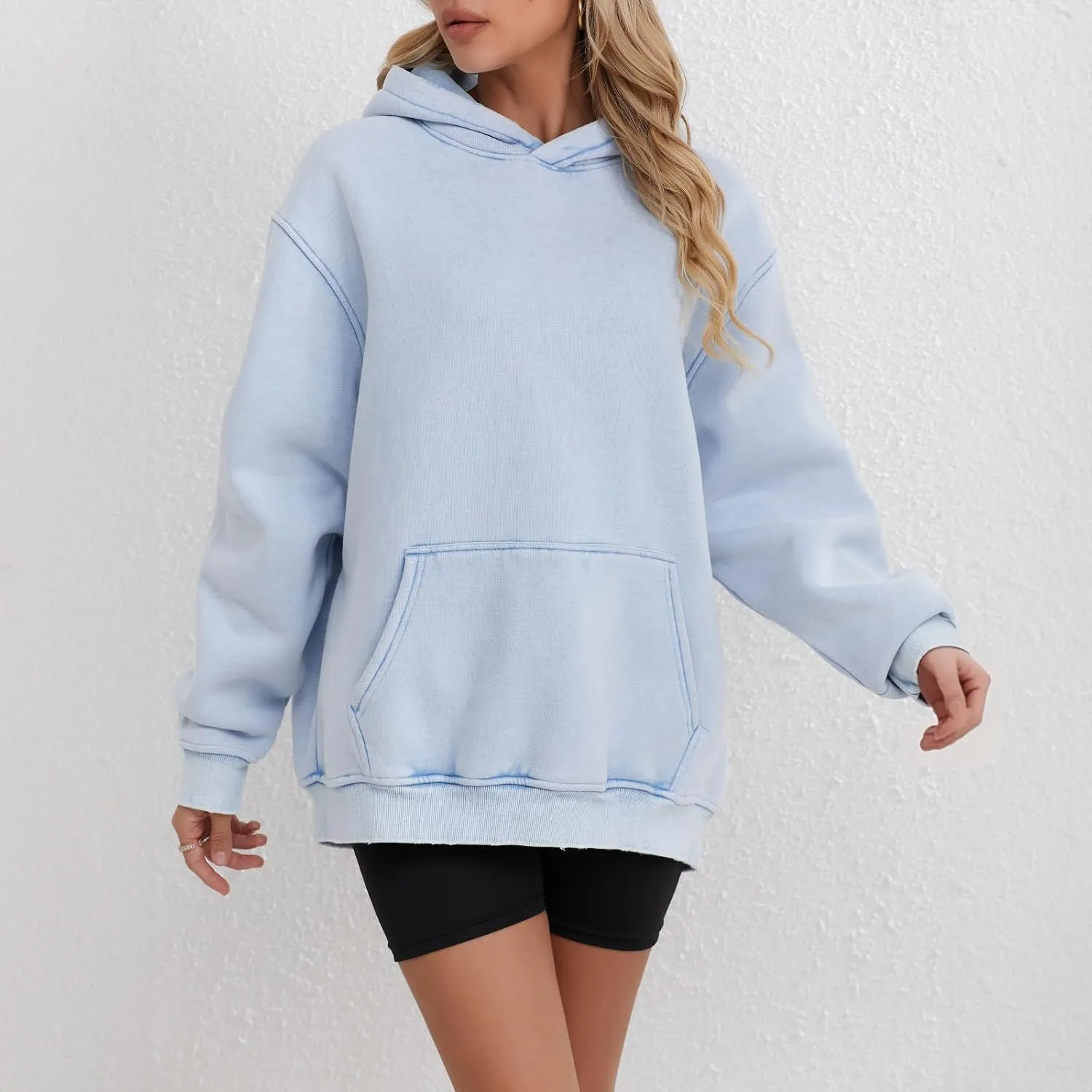 Pullover Oversized intermittently bleak monopoly pyramid modem vole Hoodie Wash Plush Cotton Hooded Sweatshirt Vintage Heavyweight Hoodie Men Streetwear FAIABLE Mens Hoodies 