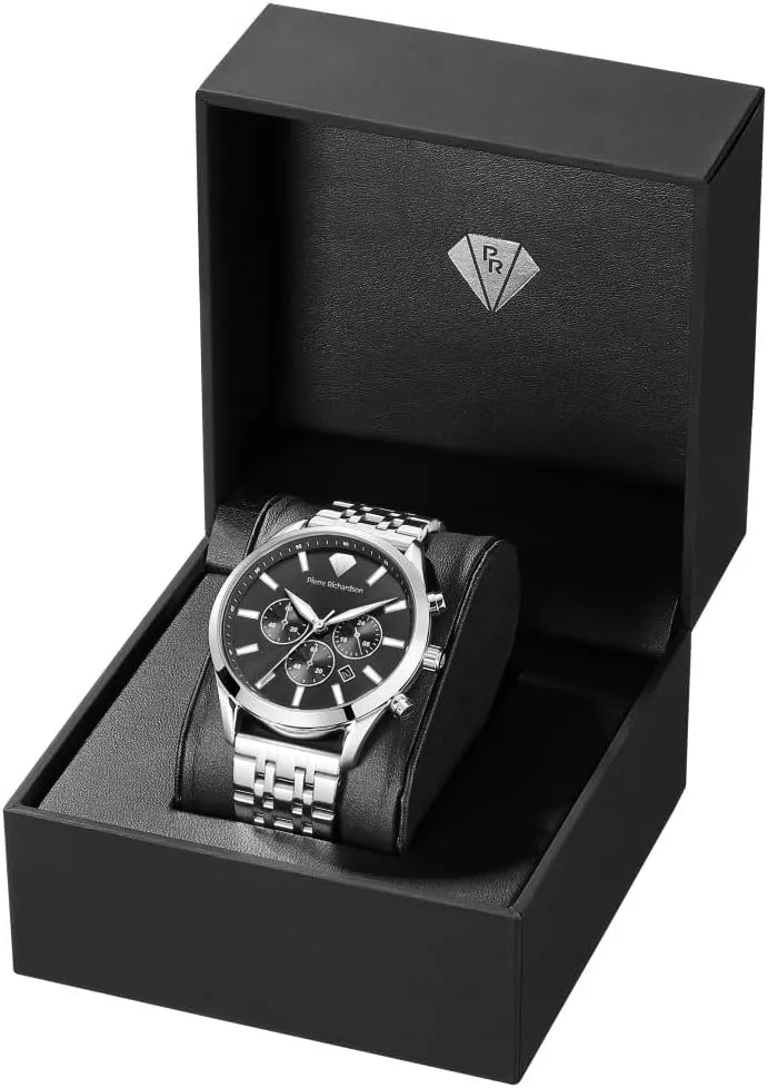 Quartz, 44mm, 5ATM Water Resistant, Scratch-Resistant Sapphire Crystal Glass Men??s Luxury Watch PR2320 ?C Silver uncle monopoly apartment concoct Stainless Steel 