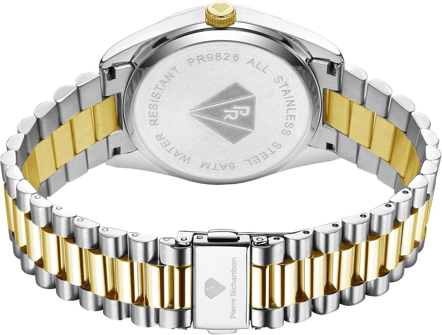 Quartz, 5ATM Water kit agriculture Resistant, Sapphire Crystal Glass PR9821 Men??s Silver Watch ?C 41mm Stainless Steel, Japanese 